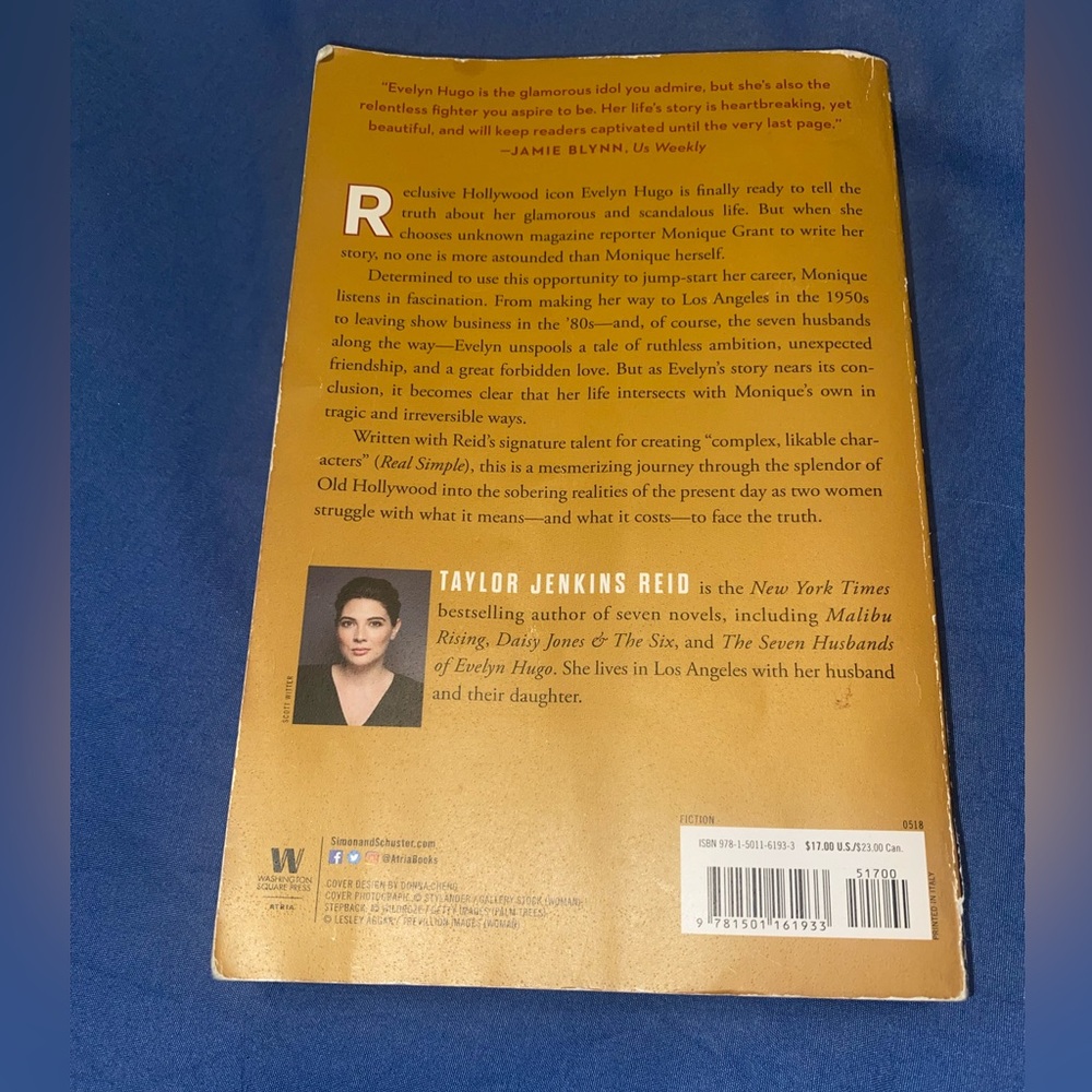 The Seven Husbands of Evelyn Hugo By Taylor Jenkins Reid - Picture 3 of 4